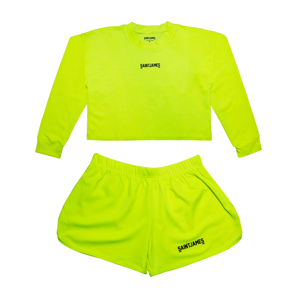 Neon Sweater & Short Set